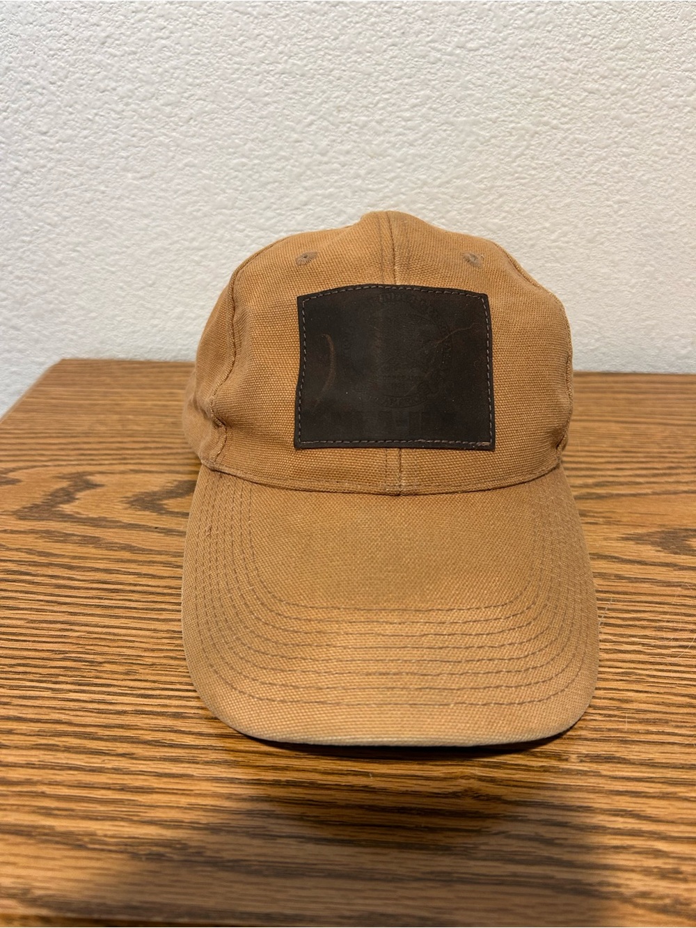 NRA-ILA Cap Strap Back Leather Patch